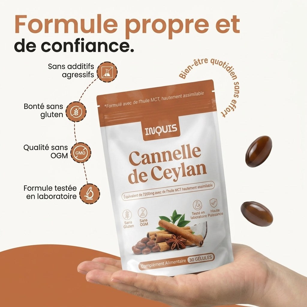 Cannelle de Ceylan pour soutenir une glycémie saine